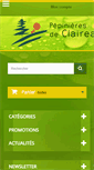 Mobile Screenshot of pepinieres-de-claireau.com